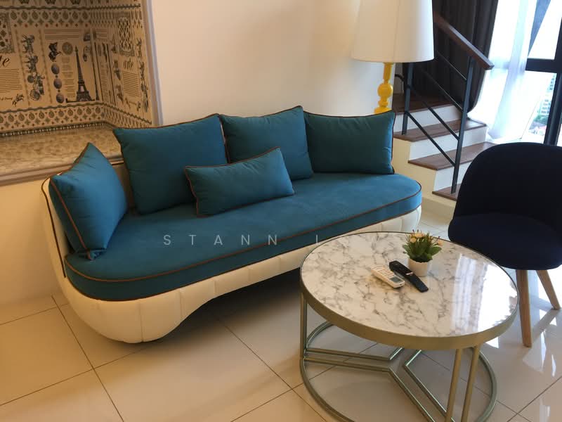 Service Residence for Rent at Arte Mont Kiara - Stann Low - Living Room - PropertyGuru.com.my
