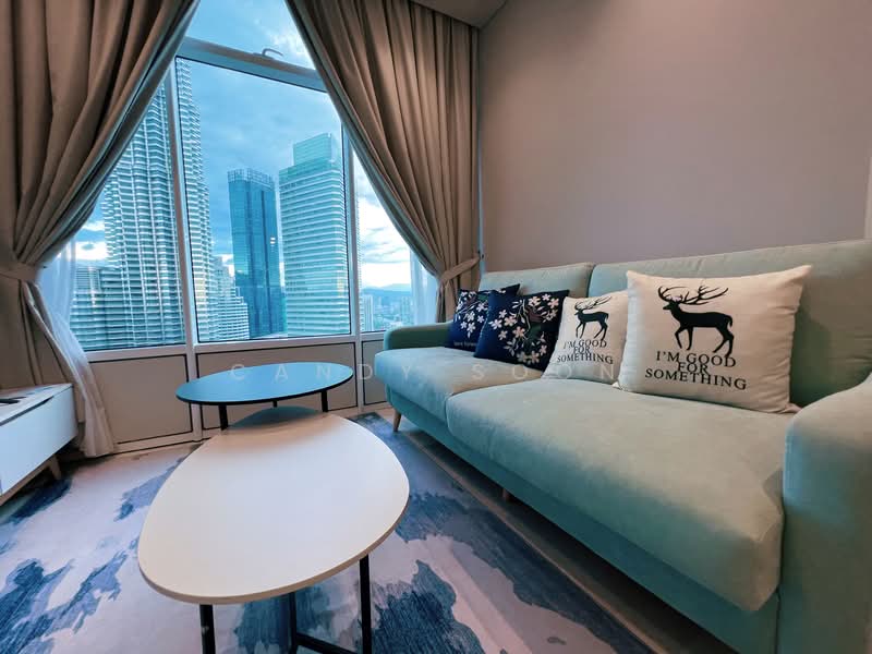 Service Residence for Sale at Sky Suites @ KLCC - Candy Soon - Living Room - PropertyGuru.com.my