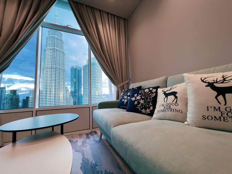 Service Residence for Sale at Sky Suites @ KLCC - Candy Soon - Living Room - PropertyGuru.com.my