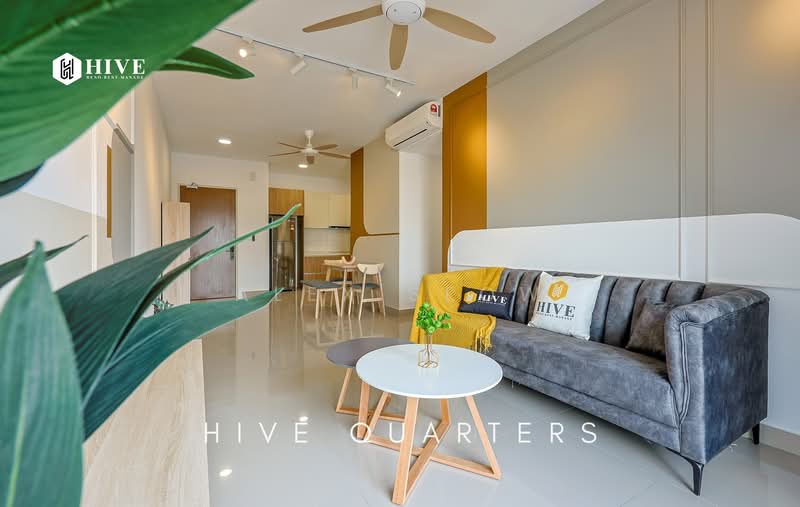 Service Residence for Rent at D'Clover Residences - Alex Seow - Living Room - PropertyGuru.com.my