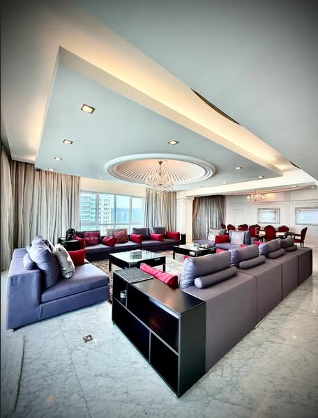 Condominium for Sale at The Cove Condominium - Jeanette Hee - Living Room - PropertyGuru.com.my