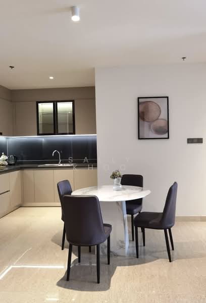 Servis Apartment untuk Disewa di Marriott Residence @ Gurney - Sally Khoo - Kitchen - PropertyGuru.com.my