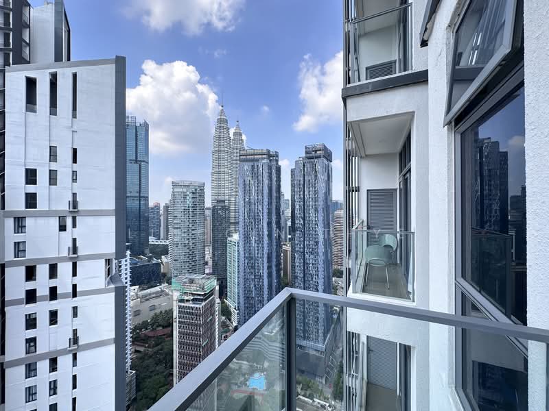 Service Residence for Sale at Royce Residence - Lincoln Thye - Balcony View - PropertyGuru.com.my