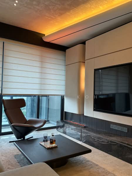 Service Residence for Sale at TRX Residences - Kevin Koh - Living Room - PropertyGuru.com.my