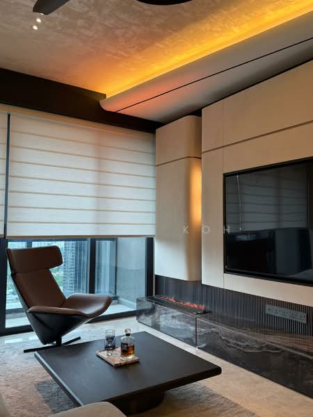 Service Residence for Sale at TRX Residences - Kevin Koh - Living Room - PropertyGuru.com.my