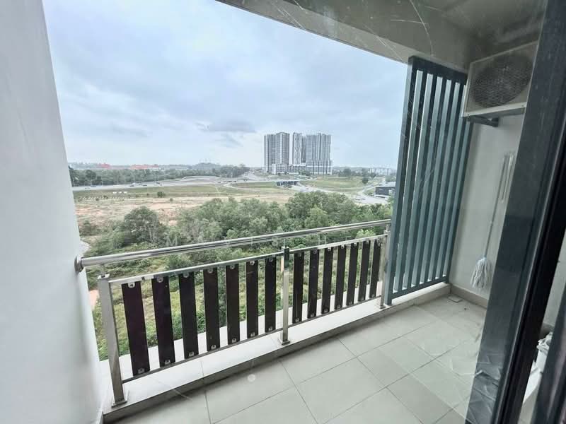 Service Residence for Rent at D'Secret Garden (Pangsapuri Kempas Indah) - Mavis Hew - Balcony - PropertyGuru.com.my