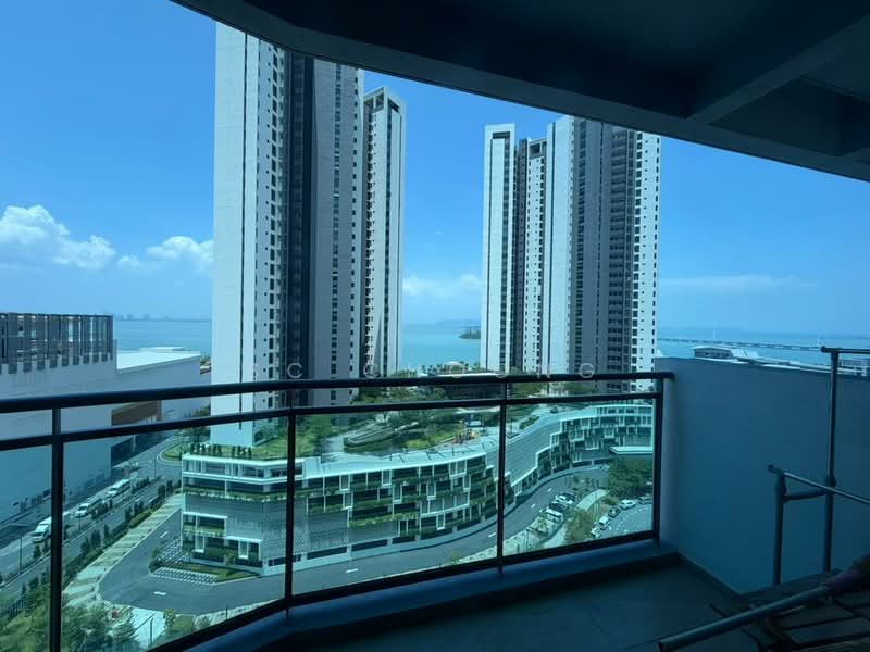 Kondominium untuk Disewa di Waterside Residence - SC Choong - Balcony - PropertyGuru.com.my
