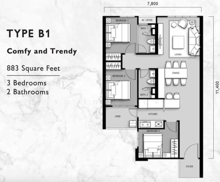 Service Residence for Rent at Sinaran @ Utropolis - TC Tong Loh - PropertyGuru.com.my