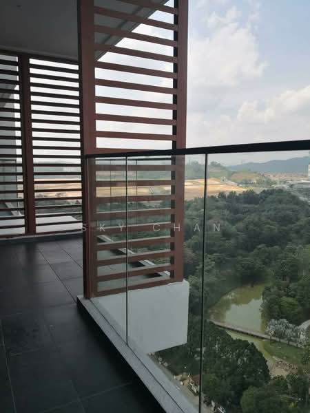 Service Residence for Sale at Skyluxe On The Park Bukit Jalil - Sky Chan - Balcony - PropertyGuru.com.my