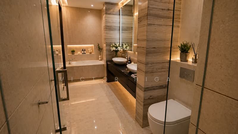 Service Residence for Sale at The Ritz-Carlton Residences - Victor Higa - Bathroom - PropertyGuru.com.my