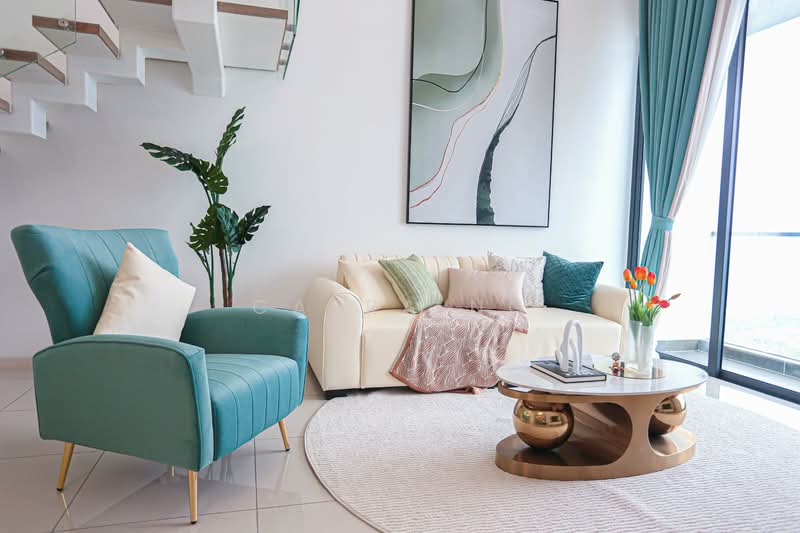 Servis Apartment untuk Dijual di The M @ Medini Macrolink - Caera Ng - Living Room - PropertyGuru.com.my