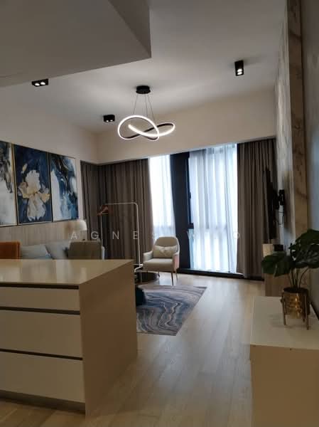 Service Residence for Rent at Star Residences Two - Agnes Woo - Living Room - PropertyGuru.com.my