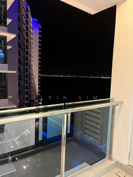 Kondominium untuk Disewa di Queens Residences Q1 @ Queens Waterfront - Alvin Sim - Balcony - PropertyGuru.com.my