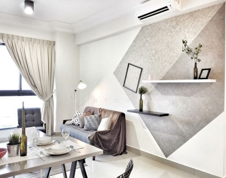 Service Residence for Rent at V@SUMMERPLACE - Kenyou . - Living Room - PropertyGuru.com.my