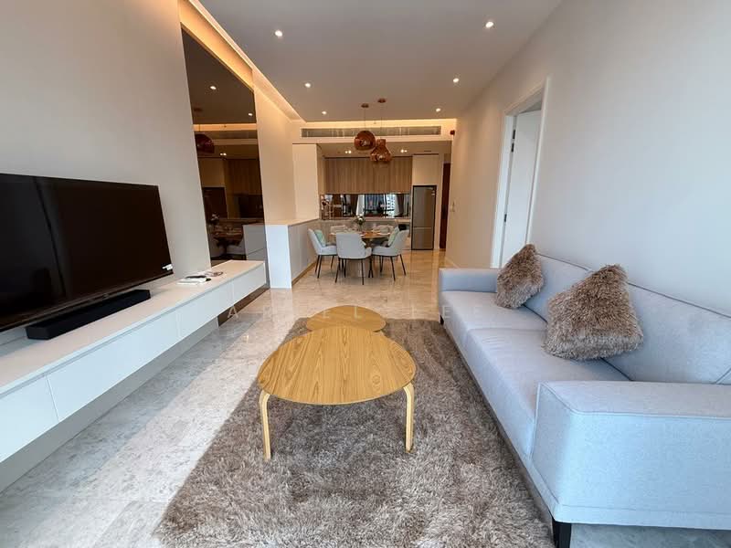 Service Residence for Rent at TRX Residences - Ariel Lee - Living Room - PropertyGuru.com.my