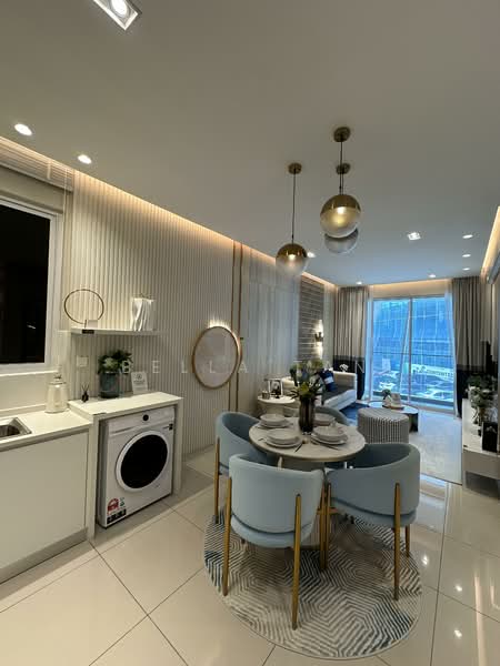 Servis Apartment untuk Dijual di Vista Tiara (MBW Bay) - Bella Tan - Living Room - PropertyGuru.com.my