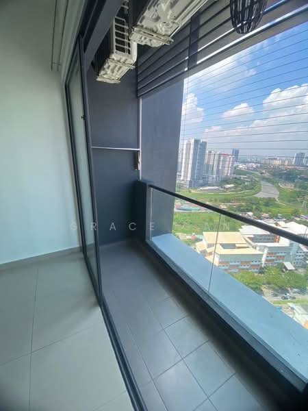 Servis Apartment untuk Disewa di Aera Residence - Grace Gan - Balcony - PropertyGuru.com.my