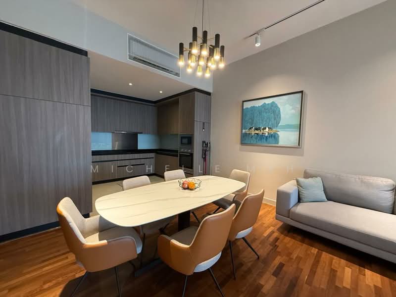 Service Residence for Sale at Straits Residences - Michelle Mah - Dining Room - PropertyGuru.com.my