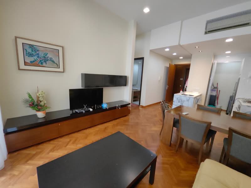 Servis Apartment untuk Disewa di Straits Quay (The Suites at Waterside) - Xinnee . - Living Room - PropertyGuru.com.my