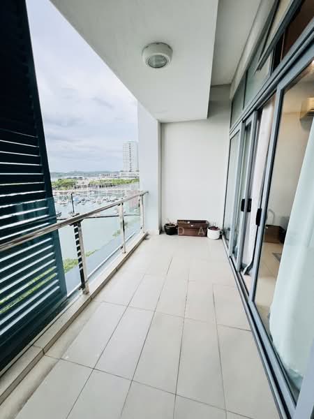Service Residence for Rent at Somerset Puteri Harbour - Edwin Dass - Balcony - PropertyGuru.com.my