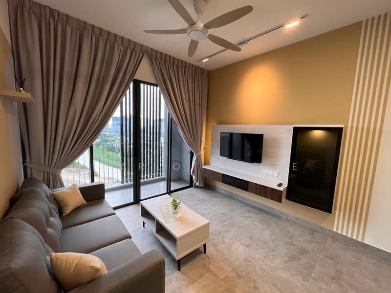 Service Residence for Rent at Millerz Square - Charlotte Tee - Living Room - PropertyGuru.com.my