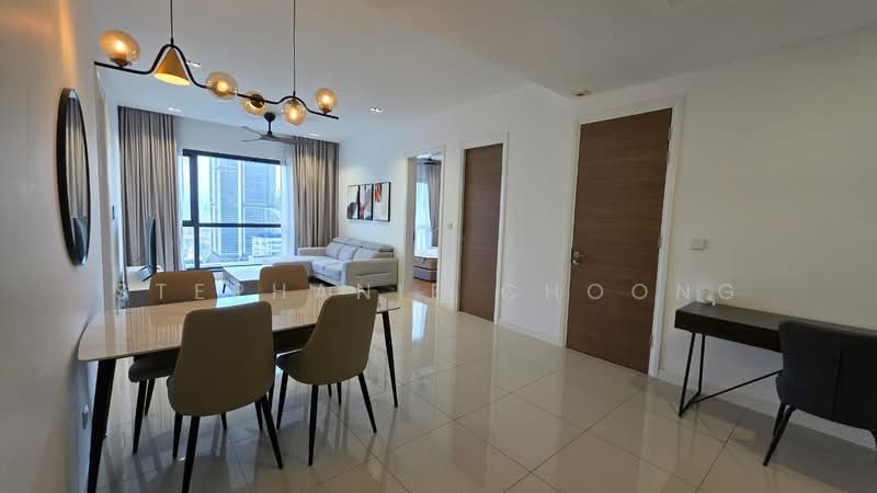 Servis Apartment untuk Disewa di Aria - Stephanie Choong - Living Room - PropertyGuru.com.my