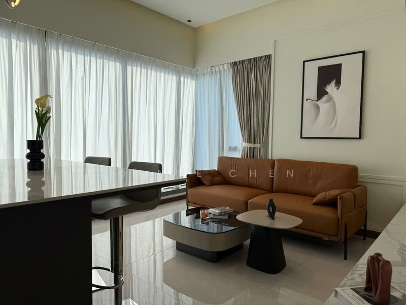 Servis Apartment untuk Disewa di Core Residence @ TRX - Joanne Chen - Living Room - PropertyGuru.com.my