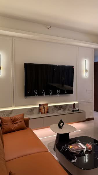 Servis Apartment untuk Disewa di Core Residence @ TRX - Joanne Chen - Living Room - PropertyGuru.com.my