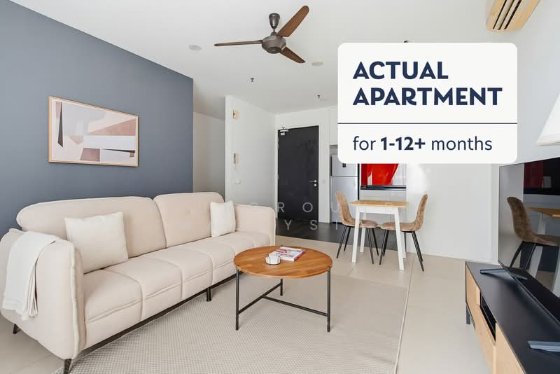 Condominium for Rent at Arcoris SOHO - Blueground Malaysia - Living Room - PropertyGuru.com.my