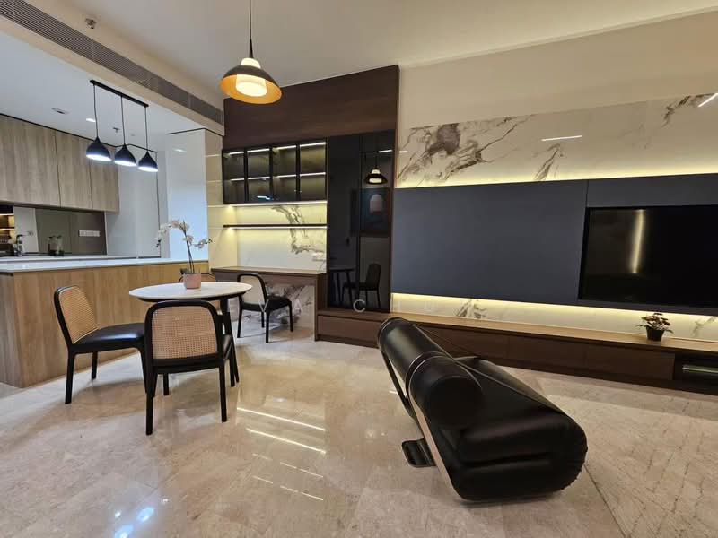 Service Residence for Rent at TRX Residences - Eva Chun - Living Room - PropertyGuru.com.my