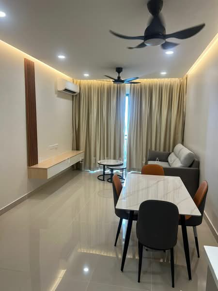 Servis Apartment untuk Disewa di Baron Residence @ Lake City - Renetta Jau - Living Room - PropertyGuru.com.my