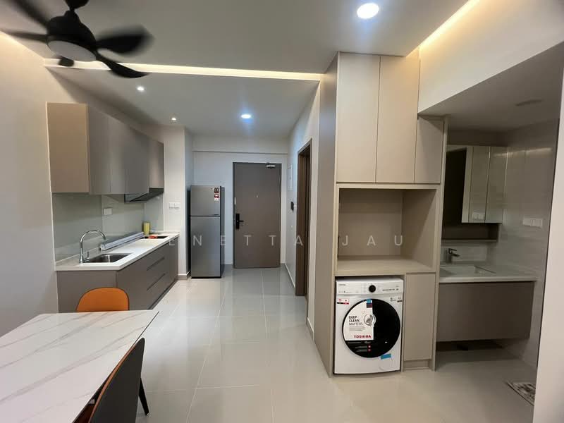 Servis Apartment untuk Disewa di Baron Residence @ Lake City - Renetta Jau - Kitchen - PropertyGuru.com.my