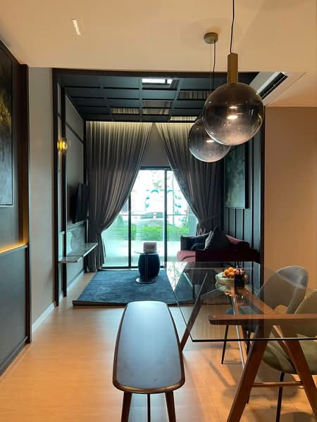 Service Residence for Sale at Cove Residence - CJ Yew - Living Room - PropertyGuru.com.my
