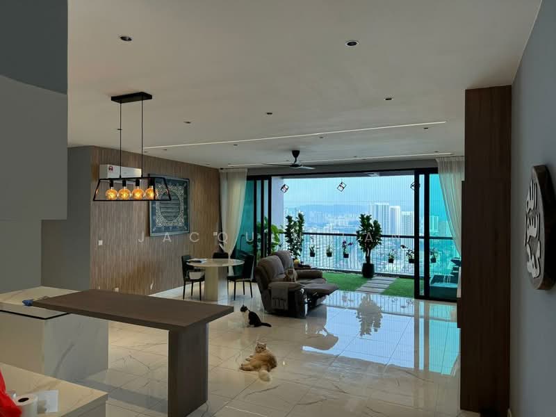 Servis Apartment untuk Dijual di Cubic Botanical - Jacquin Tan - Living Room - PropertyGuru.com.my