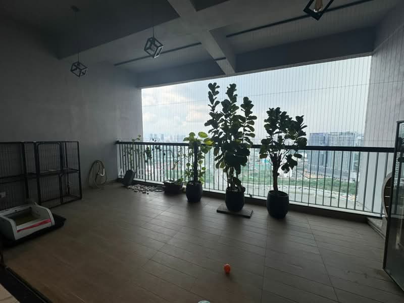 Servis Apartment untuk Dijual di Cubic Botanical - Jacquin Tan - Balcony - PropertyGuru.com.my