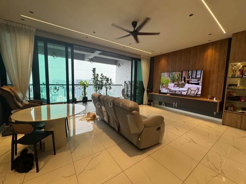 Servis Apartment untuk Dijual di Cubic Botanical - Jacquin Tan - Living Room - PropertyGuru.com.my
