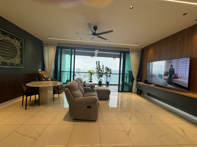 Servis Apartment untuk Dijual di Cubic Botanical - Jacquin Tan - Living Room - PropertyGuru.com.my