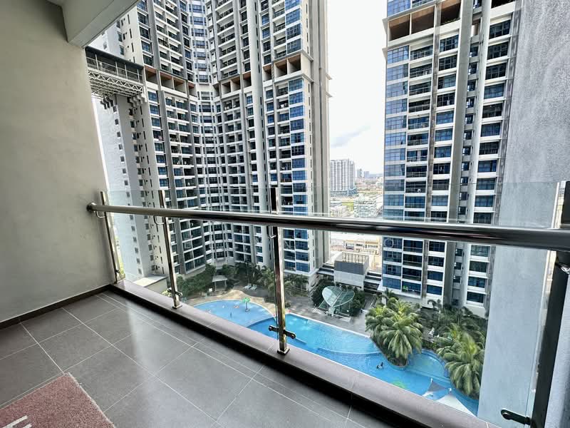 Service Residence for Sale at Atlantis Residences (Pangsapuri Atlantis Kota Syahbandar) - Kellyn Foo - Balcony - PropertyGuru.com.my