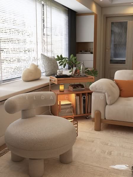 Service Residence for Sale at Crest Residence - Elda Chong - Living Room - PropertyGuru.com.my