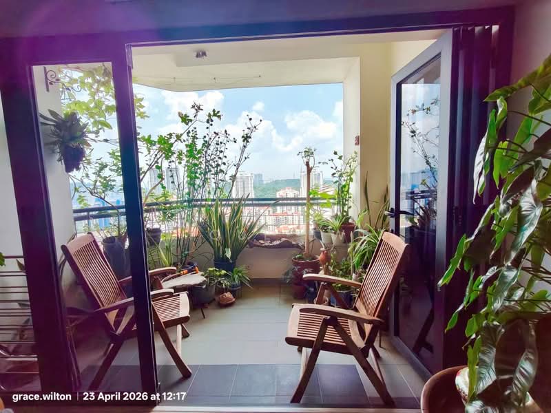 Condominium for Sale at Pantai Panorama Condominiums - Tique Ewe - Balcony - PropertyGuru.com.my