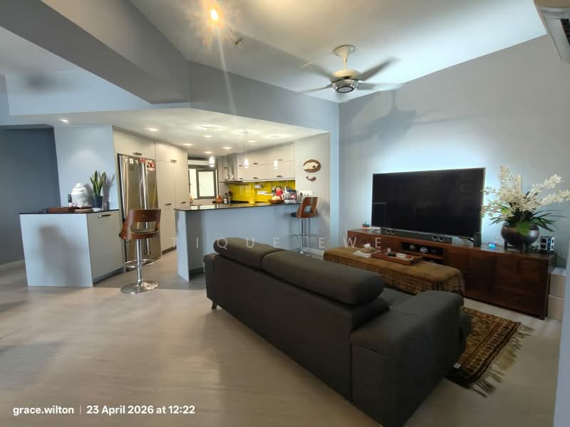 Condominium for Sale at Pantai Panorama Condominiums - Tique Ewe - Living Room - PropertyGuru.com.my