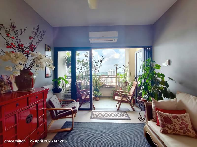 Condominium for Sale at Pantai Panorama Condominiums - Tique Ewe - Balcony - PropertyGuru.com.my