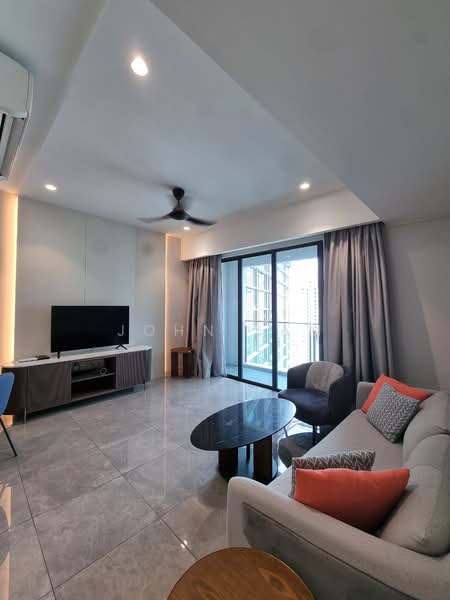 Service Residence for Sale at Ooak Serviced Apartments @ Kiara 163 - John Lam - Living Room - PropertyGuru.com.my