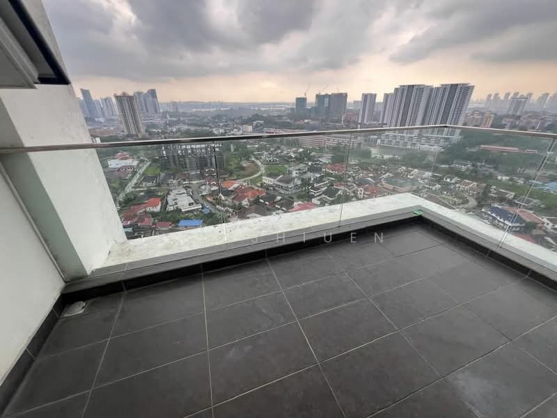 Service Residence for Rent at Pinnacle Tower - Yee Shiuen - Balcony - PropertyGuru.com.my