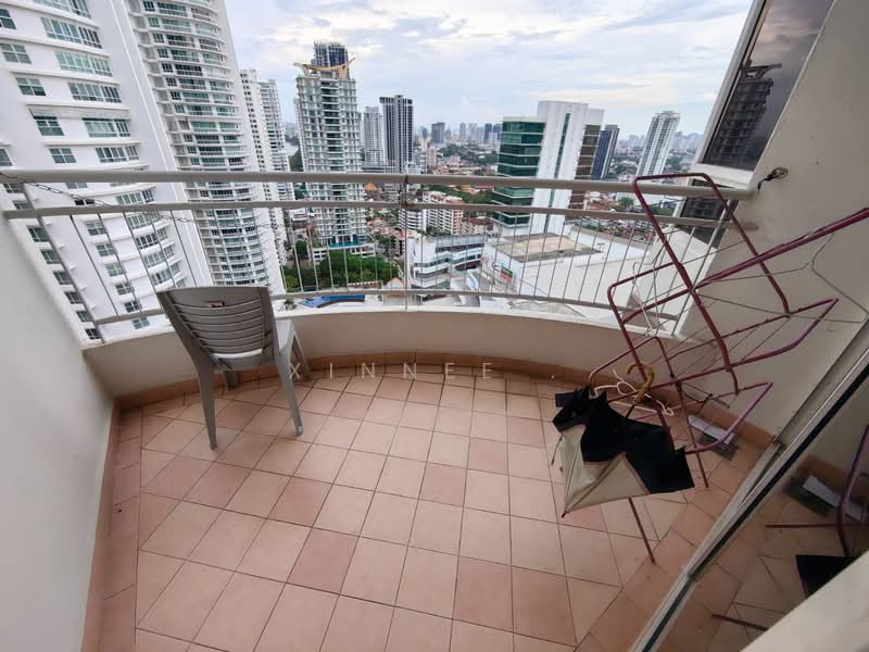 Kondominium untuk Disewa di Gurney Park Condominium - Xinnee . - Balcony - PropertyGuru.com.my