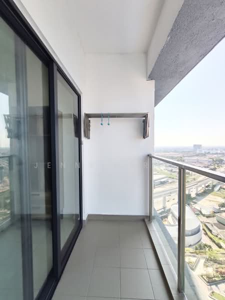 Service Residence for Rent at TRIO By Setia - Jenny Harjit - Balcony - PropertyGuru.com.my