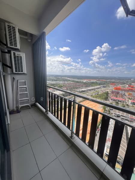 Servis Apartment untuk Disewa di D'Secret Garden (Pangsapuri Kempas Indah) - Grace Lau - Balcony - PropertyGuru.com.my