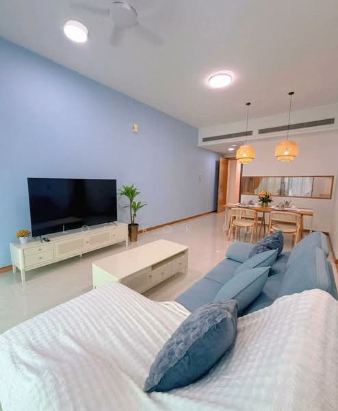 Service Residence for Rent at Southern Marina Residences - Loh Kok Hui - Living Room - PropertyGuru.com.my