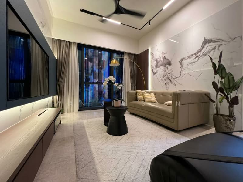 Service Residence for Rent at TRX Residences - Wan Jia Shun - Living Room - PropertyGuru.com.my