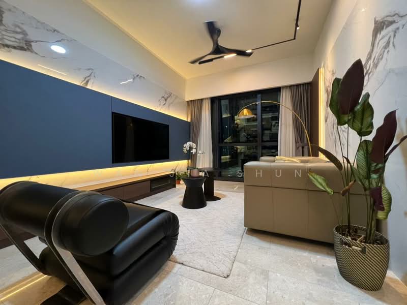 Service Residence for Rent at TRX Residences - Wan Jia Shun - Living Room - PropertyGuru.com.my